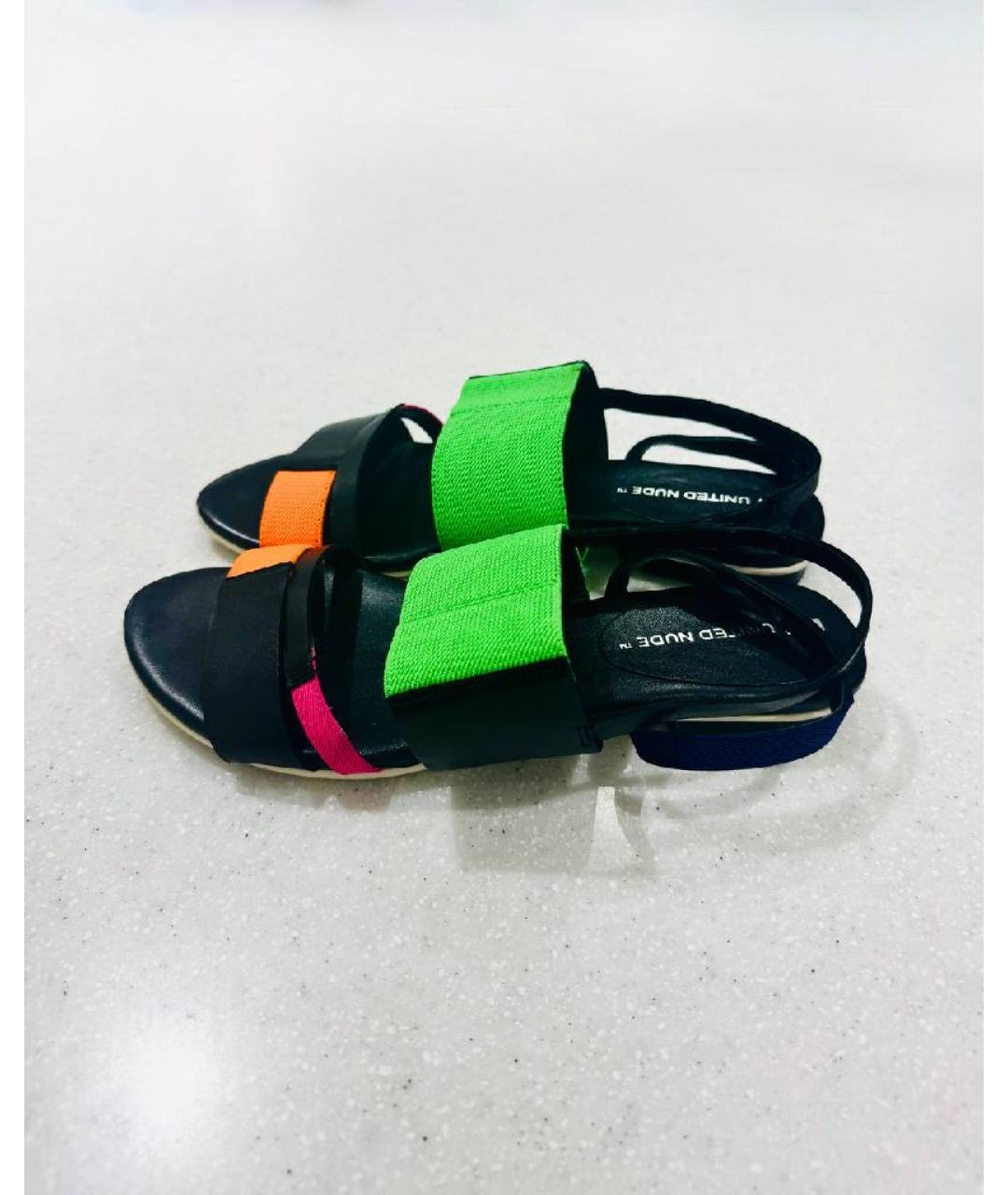 UNITED NUDE Мульти кожаные сандалии, фото 4