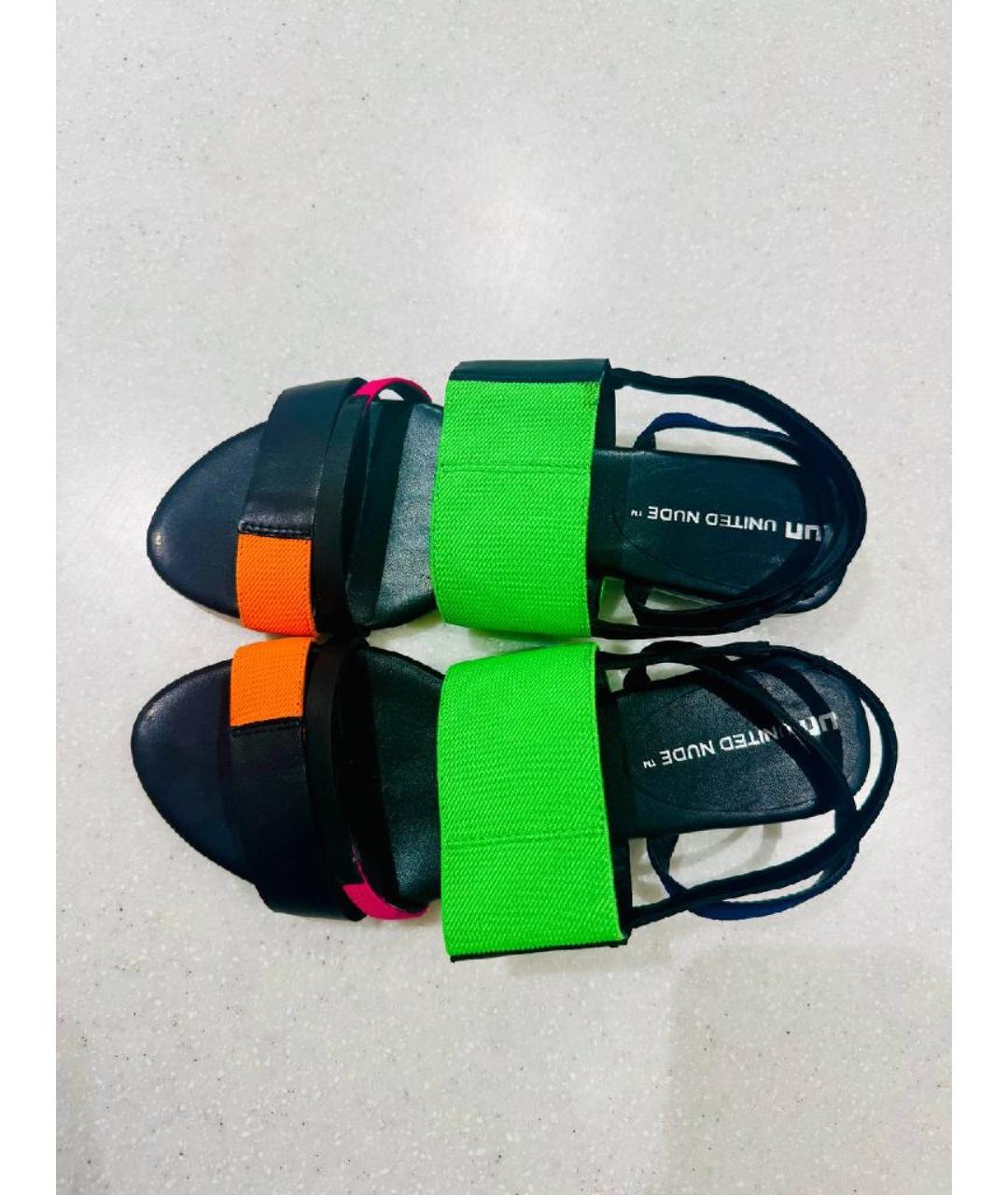 UNITED NUDE Мульти кожаные сандалии, фото 3