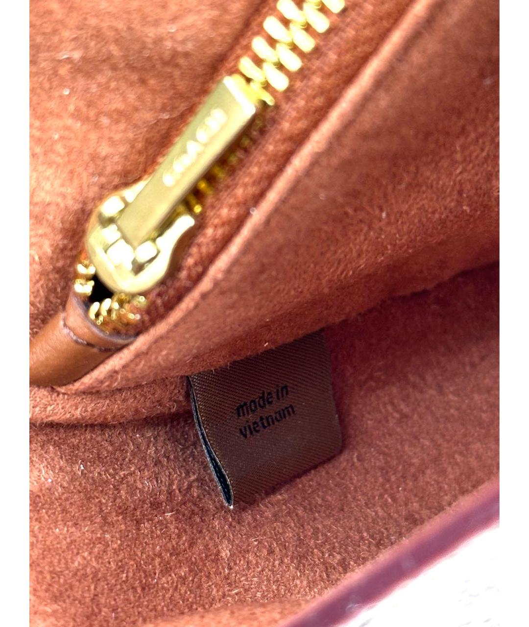 COACH Бежевая сумка через плечо, фото 6