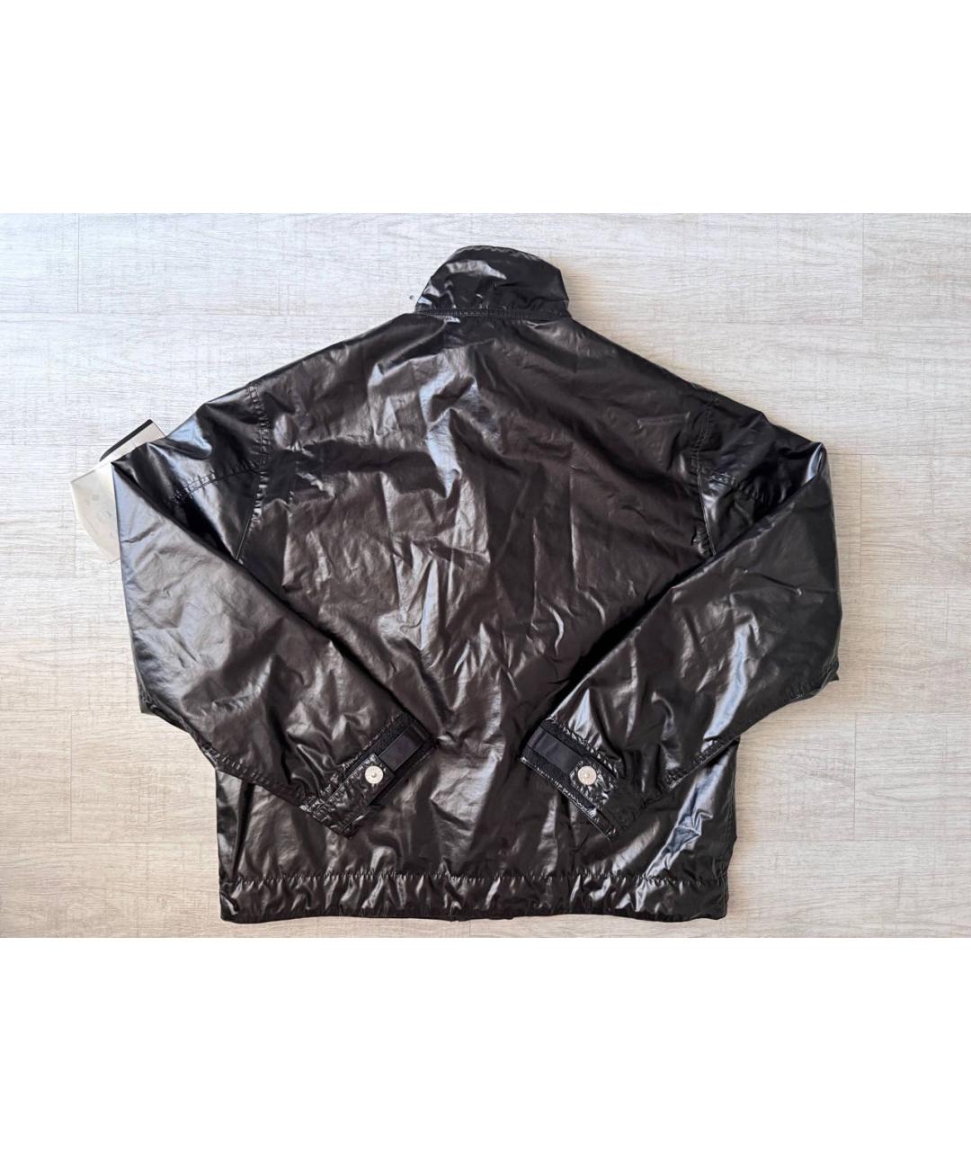 STONE ISLAND Черный тренч / плащ, фото 5