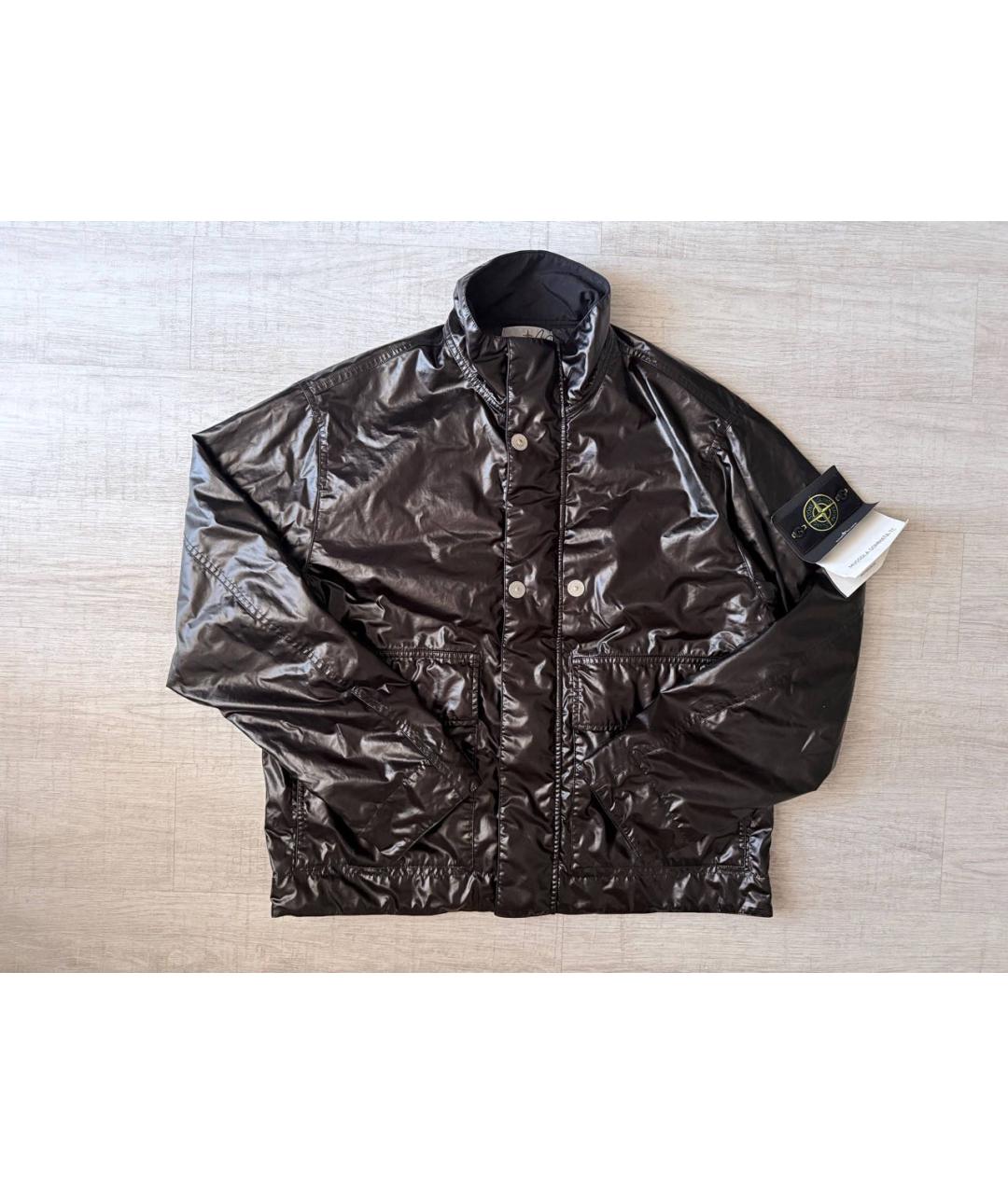 STONE ISLAND Черный тренч / плащ, фото 8