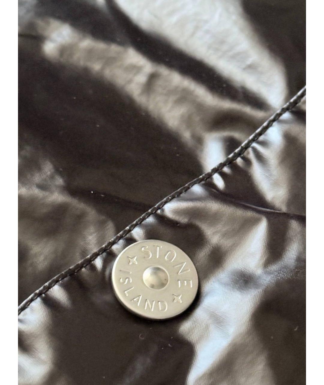 STONE ISLAND Черный тренч / плащ, фото 3