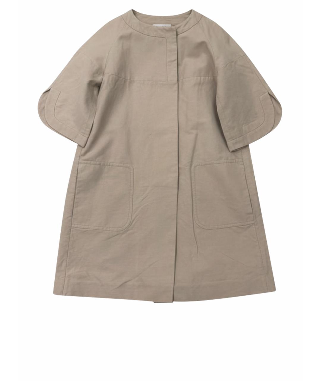 M MISSONI Бежевый льняной тренч/плащ, фото 1