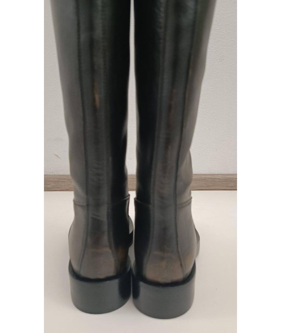 PARIS TEXAS Коричневые кожаные сапоги, фото 4