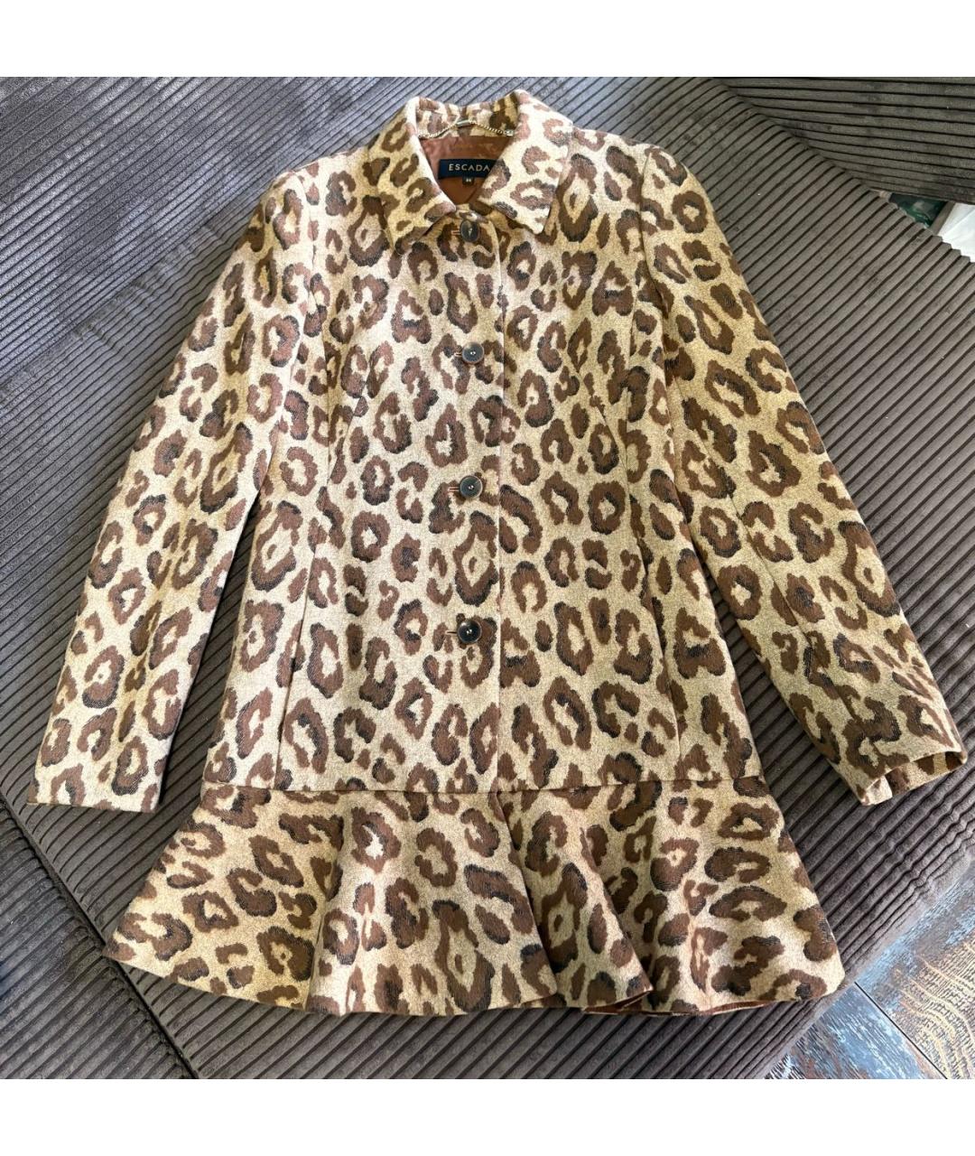 ESCADA Коричневое пальто, фото 5