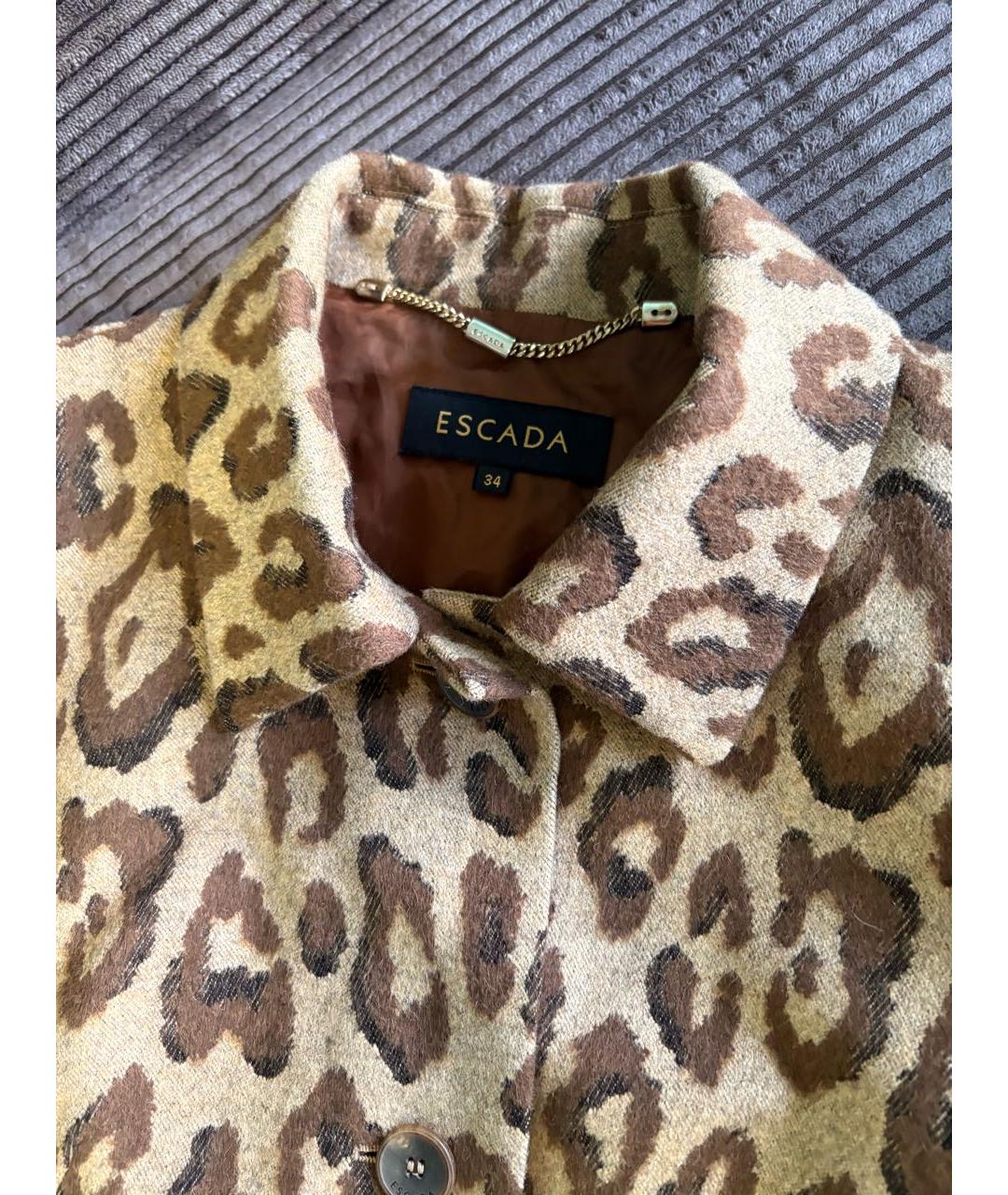 ESCADA Коричневое пальто, фото 2