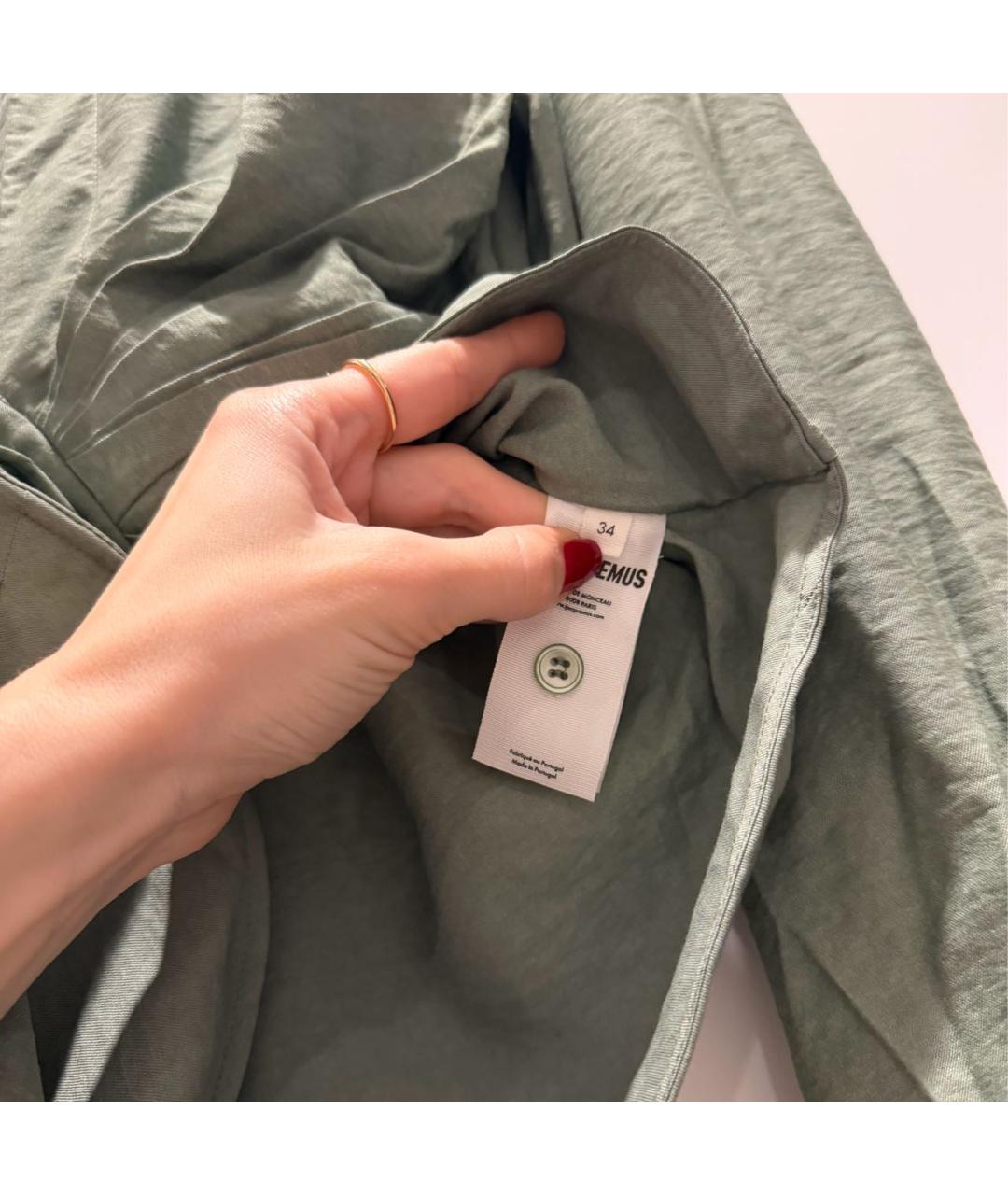 JACQUEMUS Хаки блузы, фото 4