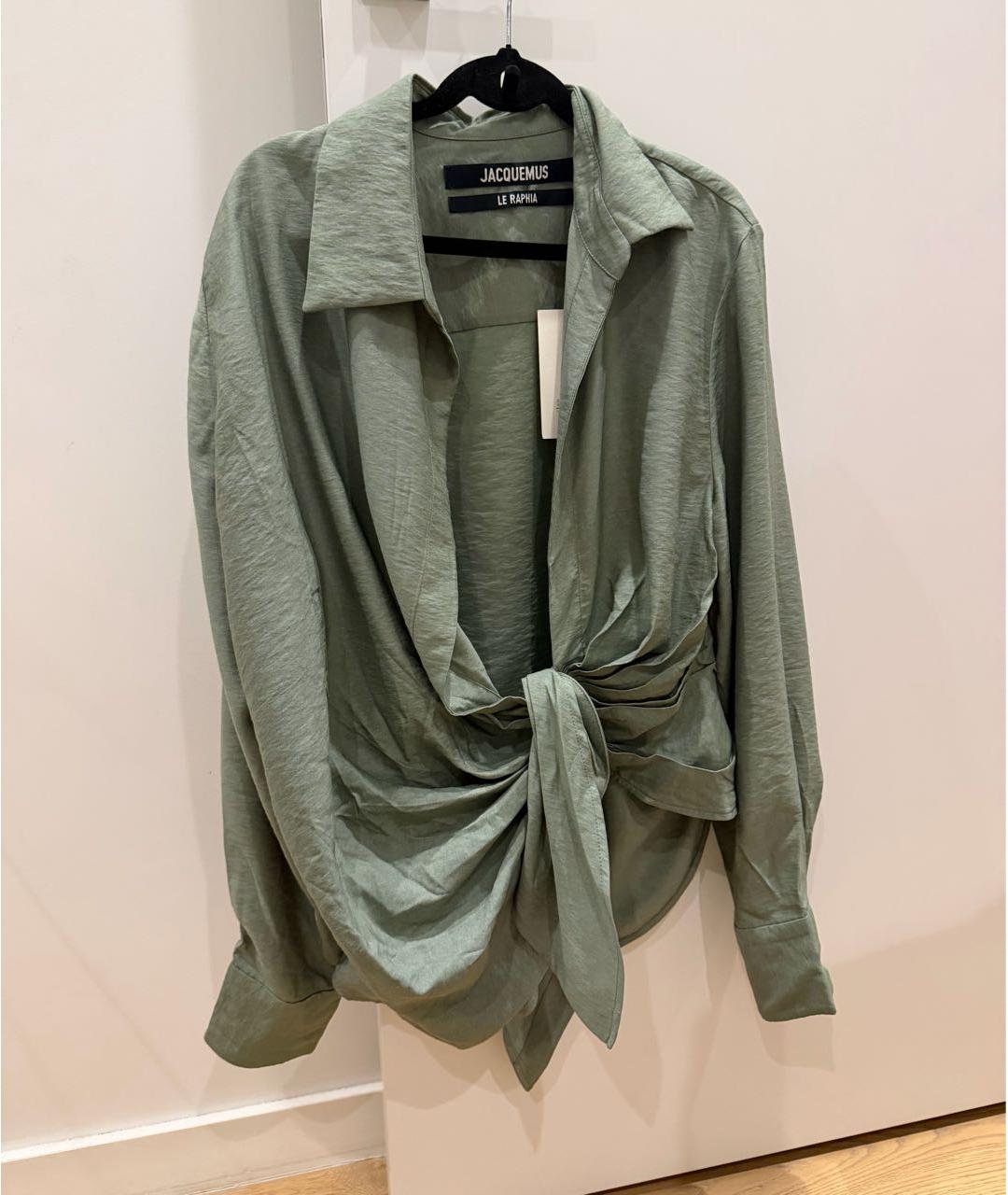 JACQUEMUS Хаки блузы, фото 2