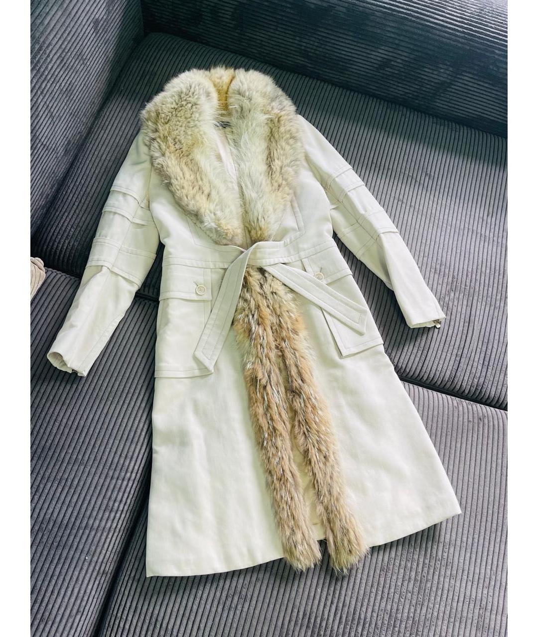 BARBARA BUI Бежевое шерстяное пальто, фото 5