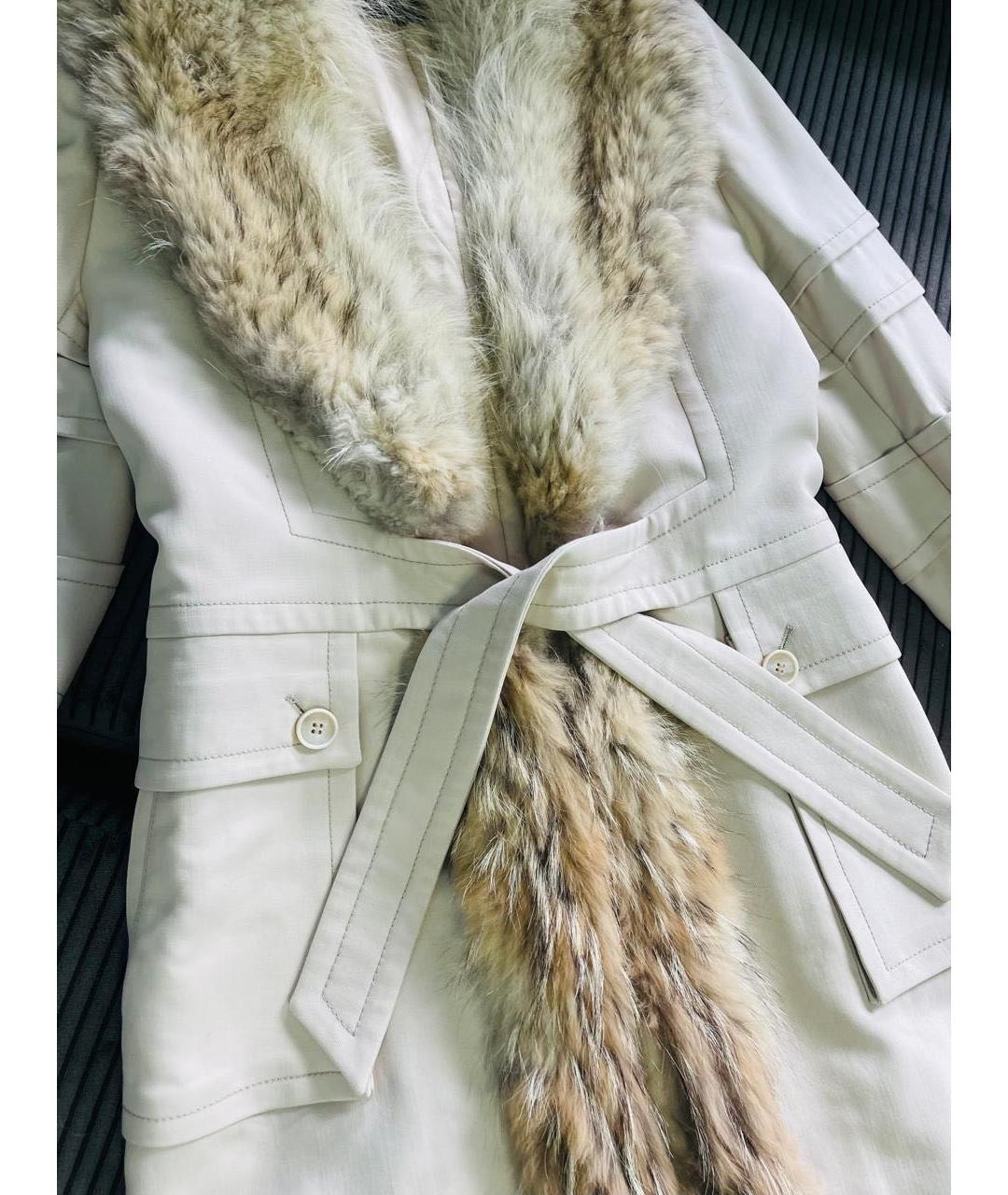 BARBARA BUI Бежевое шерстяное пальто, фото 4