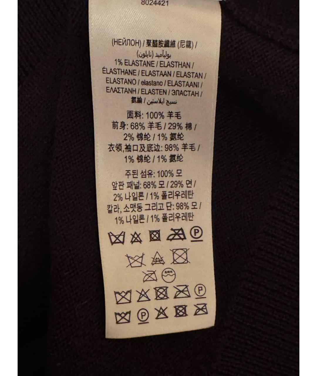 BURBERRY Черный шерстяной джемпер / свитер, фото 4