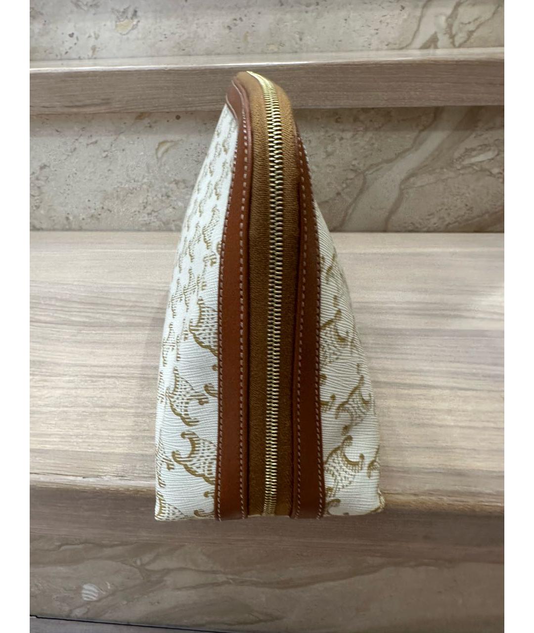 CELINE Бежевая косметичка, фото 4