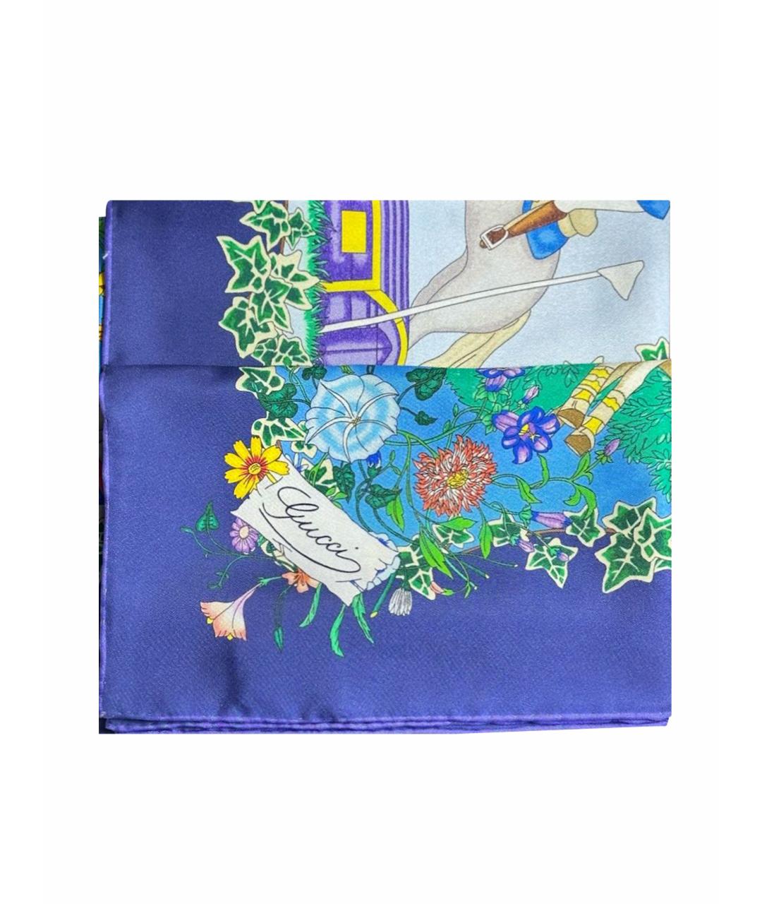 GUCCI Мульти шелковый платок, фото 1