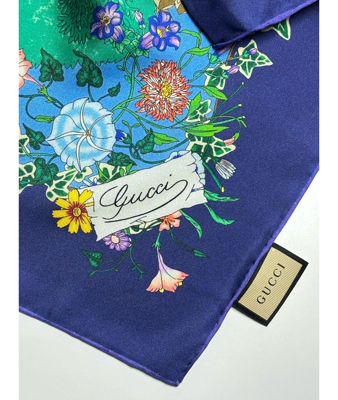 GUCCI Мульти шелковый платок, фото 2