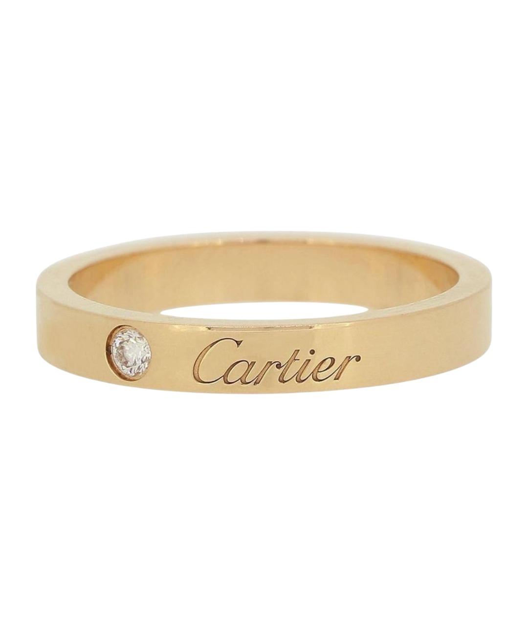 CARTIER Желтое кольцо из желтого золота, фото 1