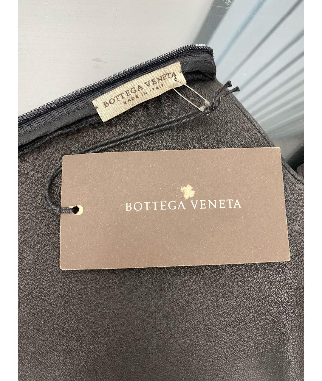 BOTTEGA VENETA Черное шерстяное повседневное платье, фото 4