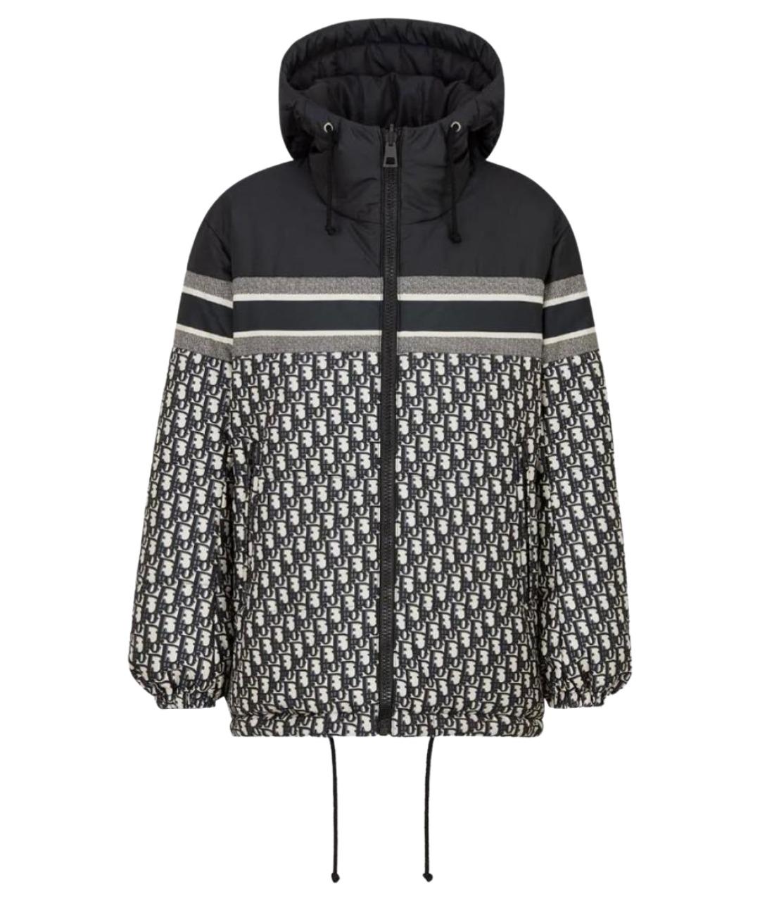 CHRISTIAN DIOR Темно-синий полиэстеровый пуховик, фото 1