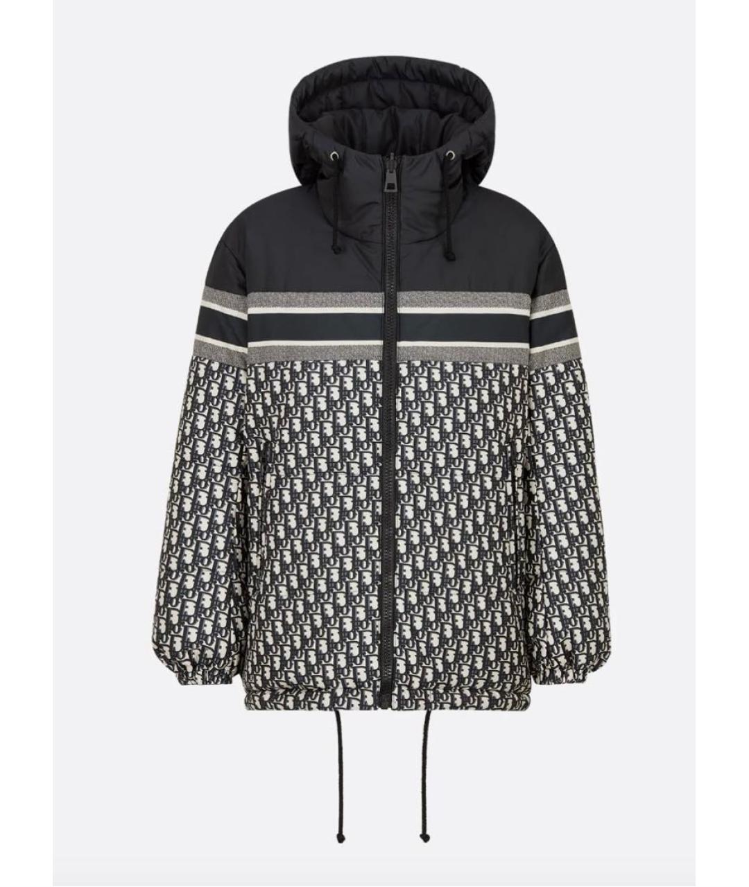 CHRISTIAN DIOR Темно-синий полиэстеровый пуховик, фото 7