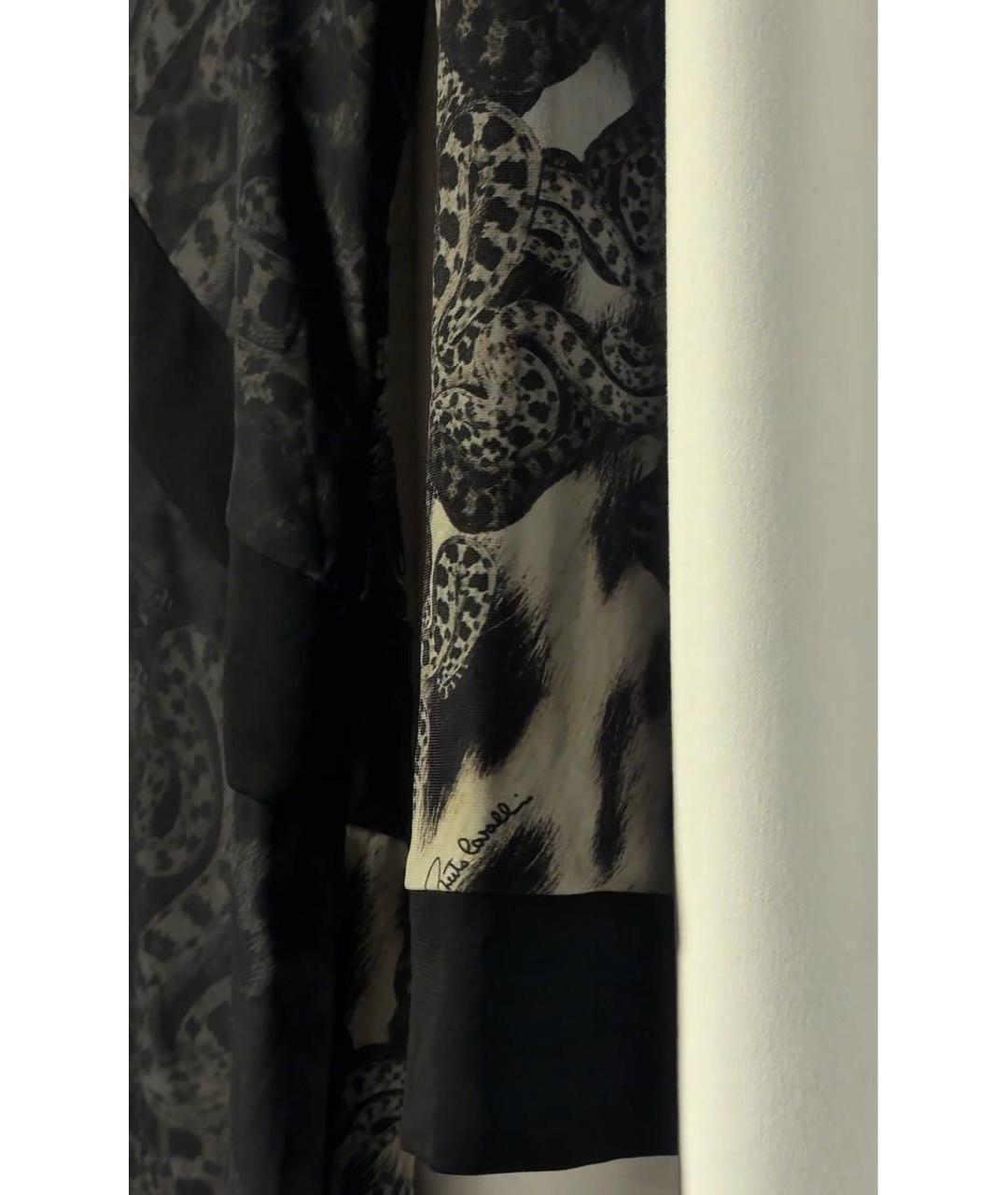 ROBERTO CAVALLI Черное полиамидовое коктейльное платье, фото 3