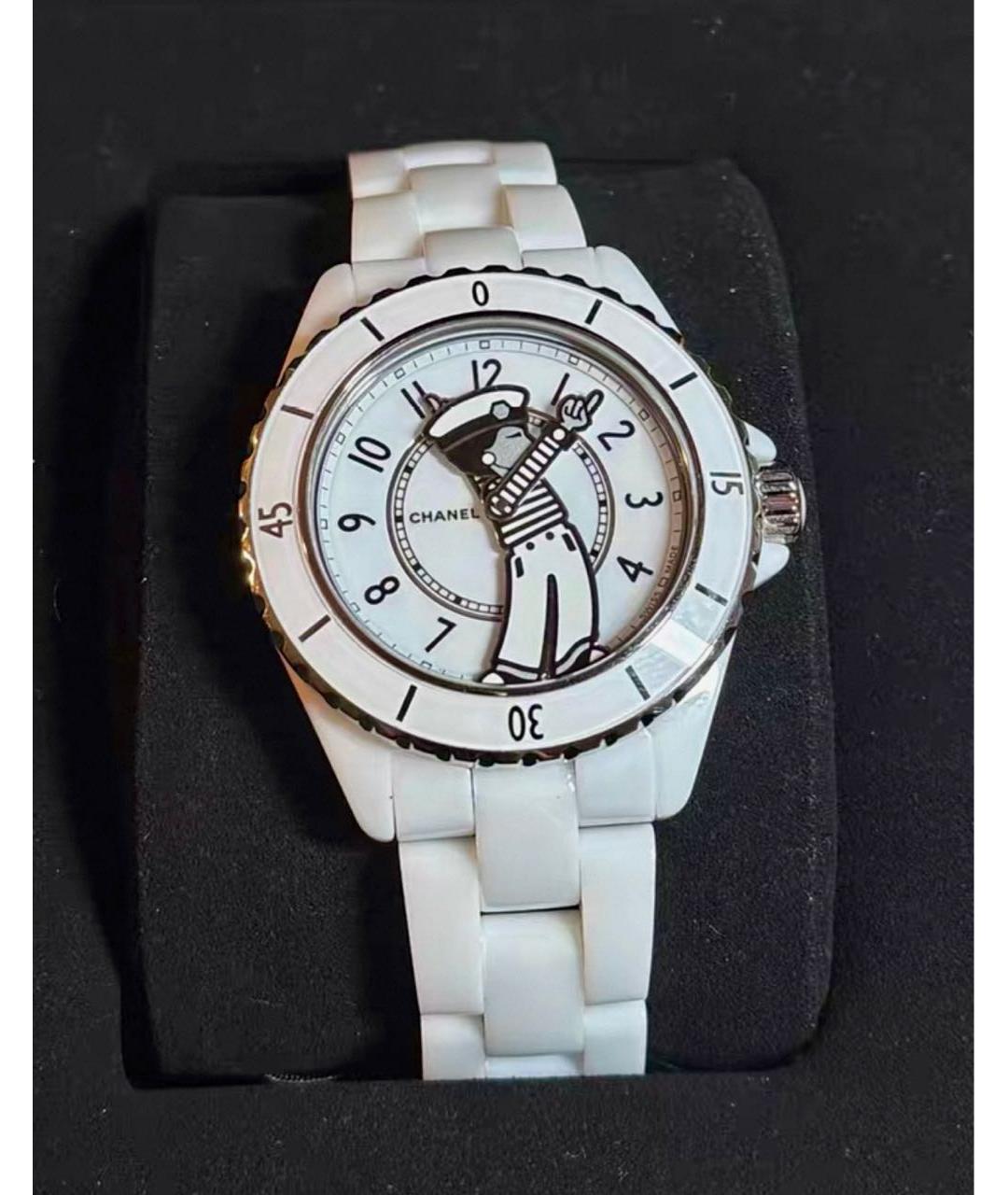 CHANEL Белые часы, фото 3