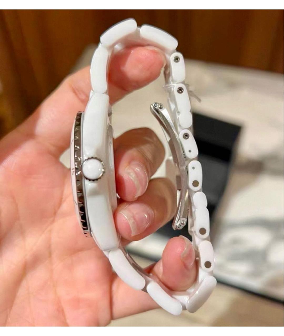 CHANEL Белые часы, фото 5