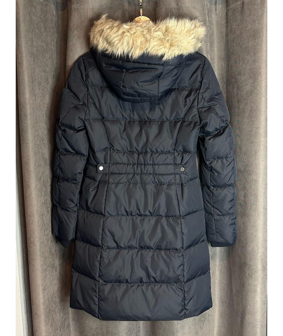 RALPH LAUREN Темно-синий полиэстеровый пуховик, фото 7