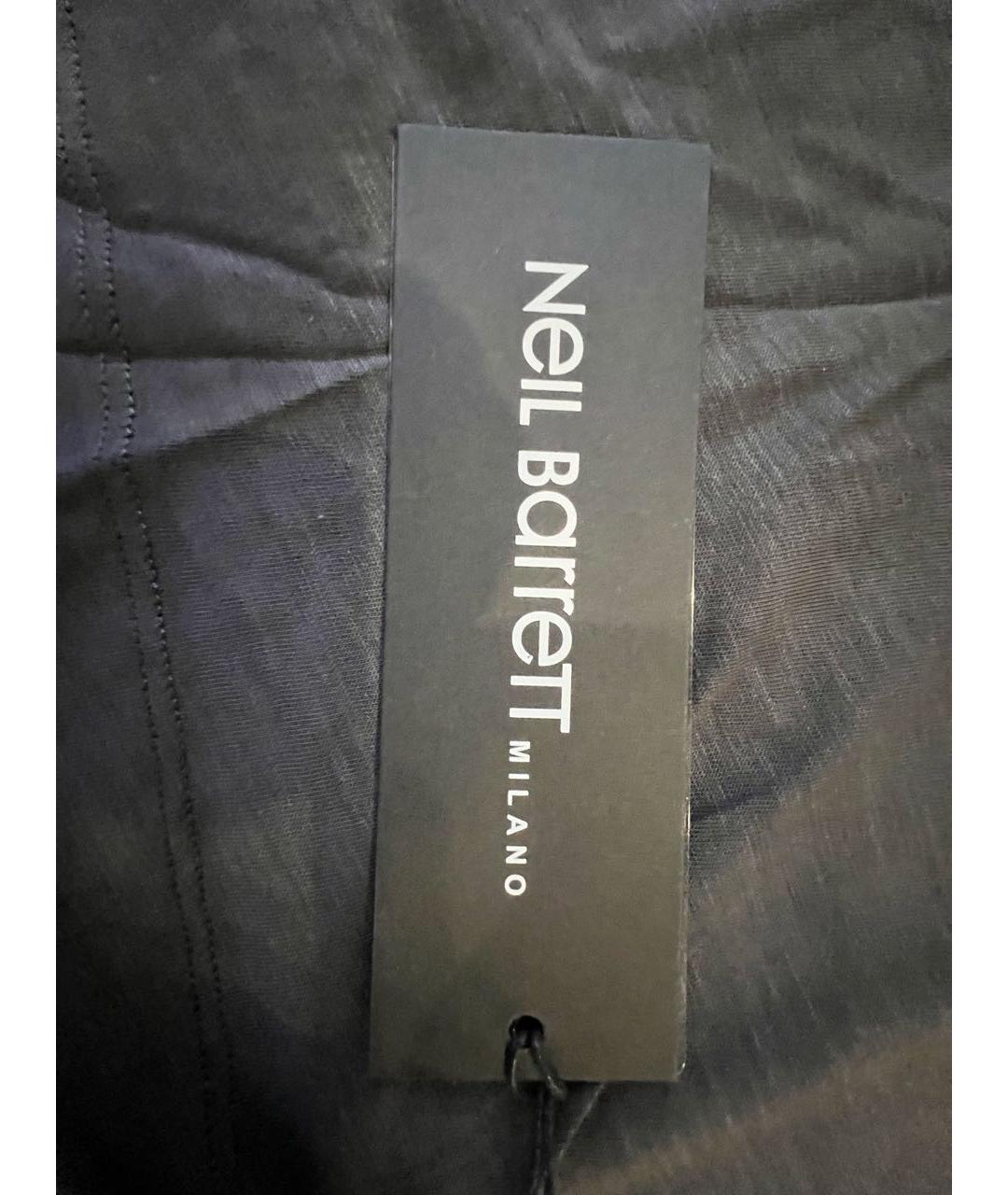 BARRETT Черная хлопковая футболка, фото 6