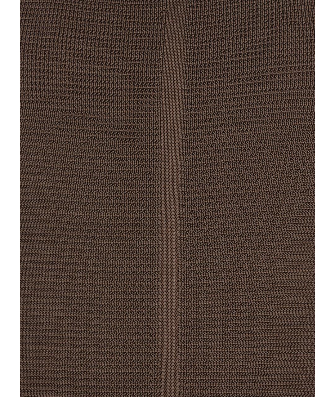 LOULOU STUDIO Коричневое вискозное платье, фото 3