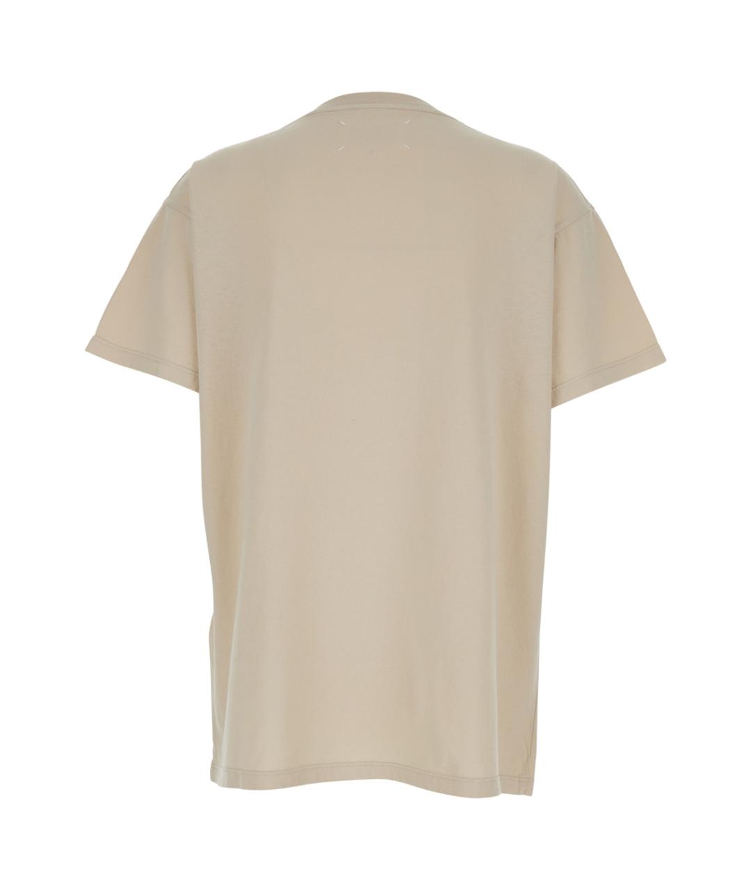 MAISON MARGIELA Белая хлопковая футболка, фото 2