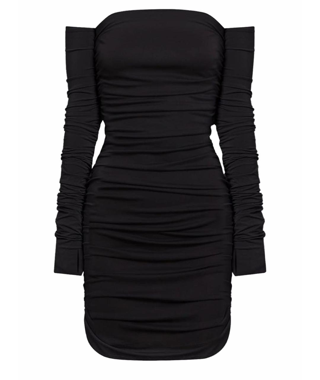 THE ANDAMANE Черное полиэстеровое коктейльное платье, фото 1