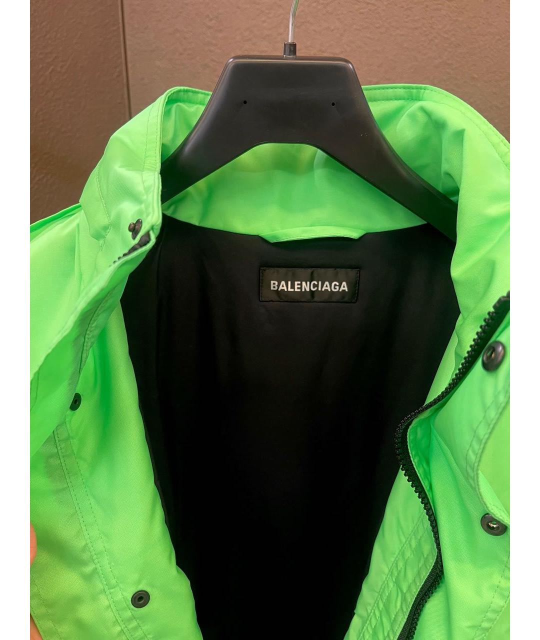 BALENCIAGA Салатовая куртка, фото 3