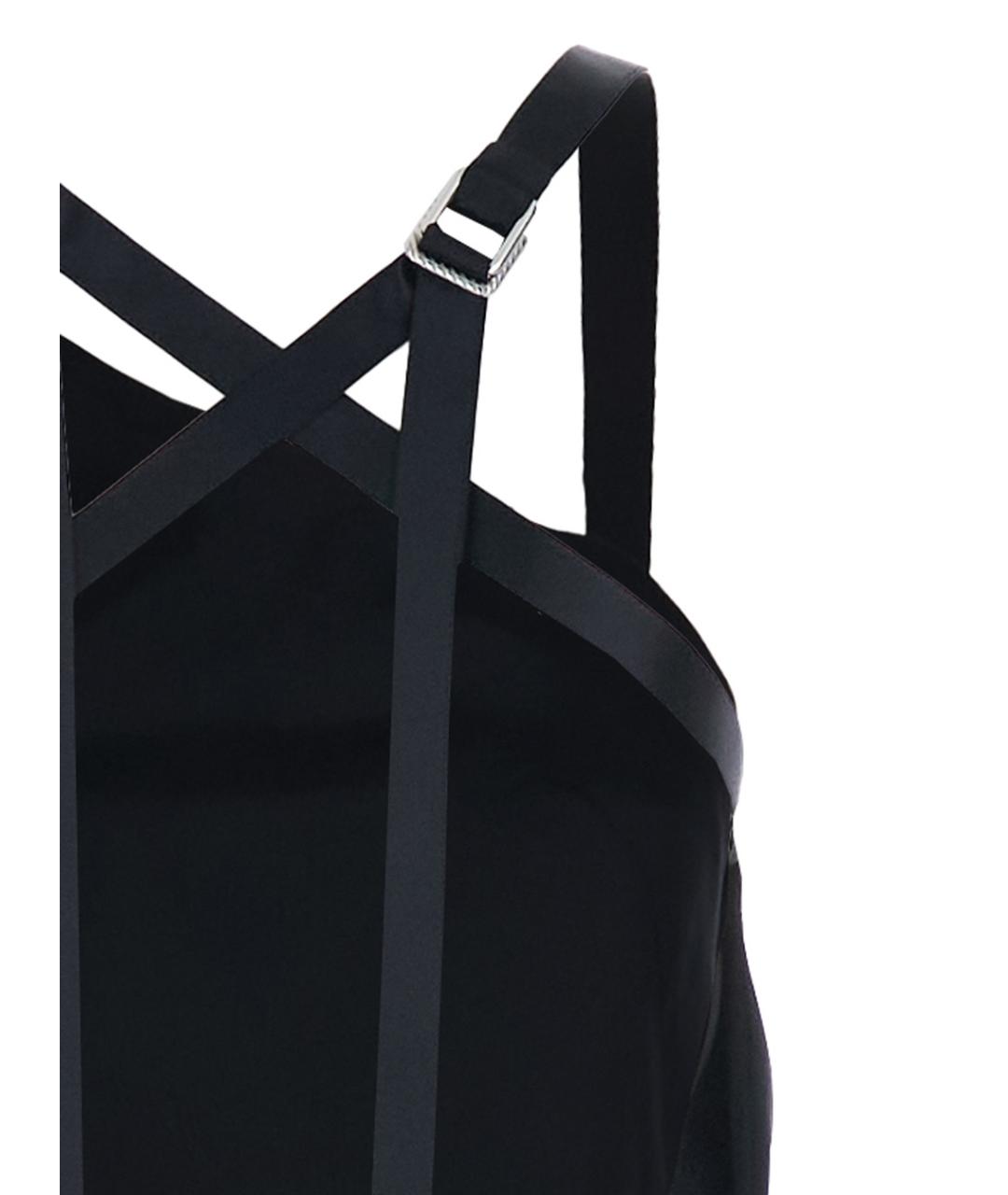THE ATTICO Черное коктейльное платье, фото 3