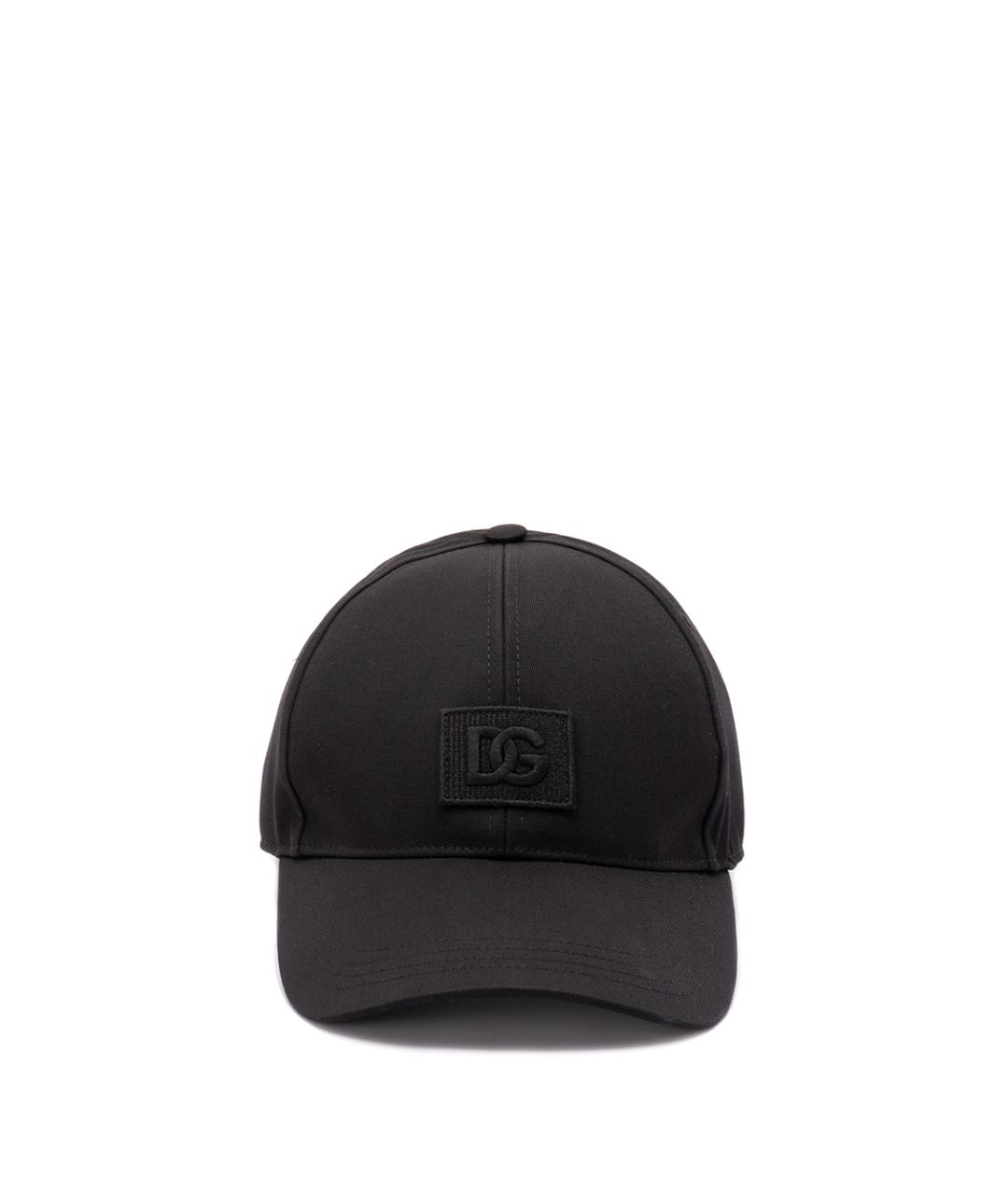 DOLCE&GABBANA Черная синтетическая кепка/бейсболка, фото 1