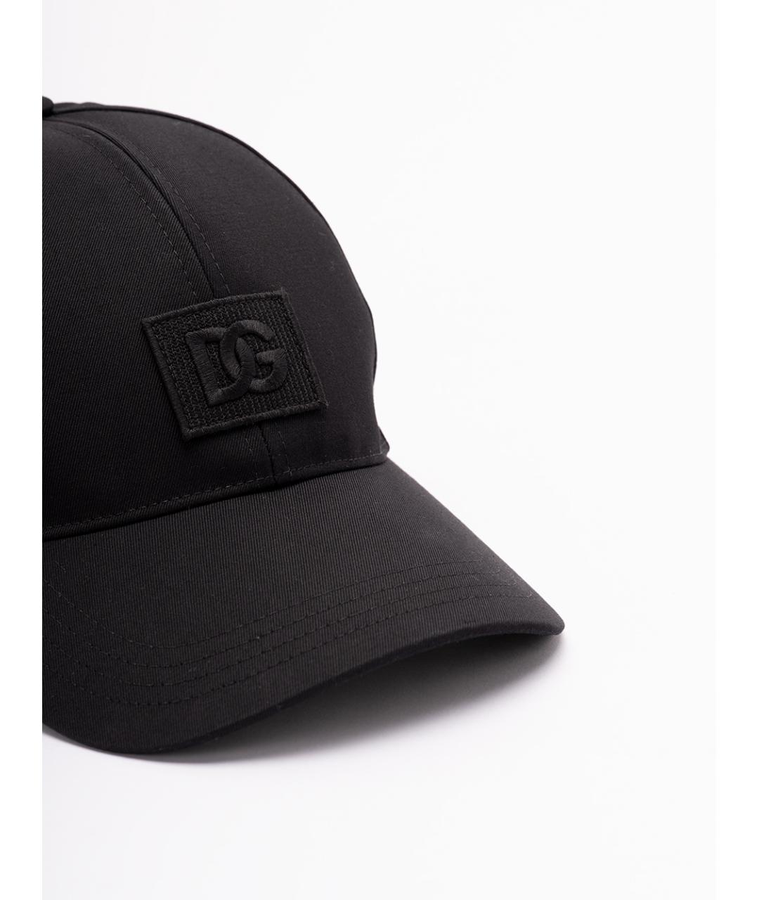DOLCE&GABBANA Черная синтетическая кепка/бейсболка, фото 3