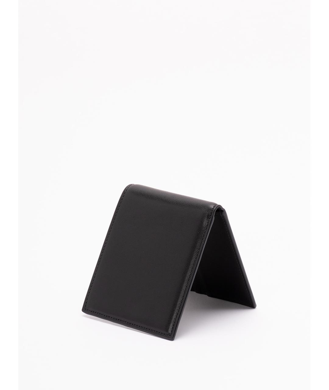 DOLCE&GABBANA Черный кожаный кошелек, фото 2