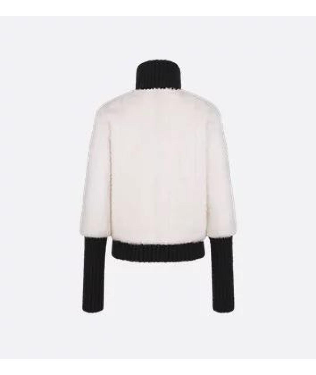 CHRISTIAN DIOR Белая меховая куртка, фото 2