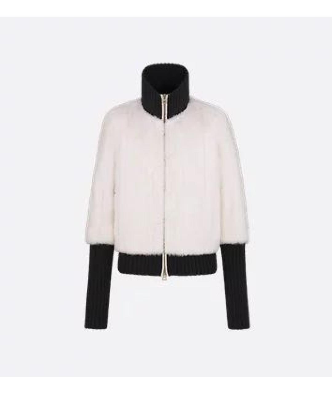 CHRISTIAN DIOR Белая меховая куртка, фото 3
