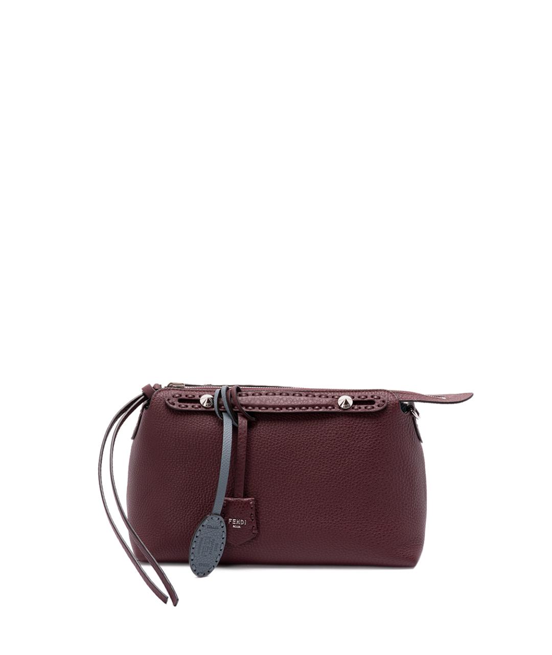 FENDI Бирюзовая кожаная сумка тоут, фото 1