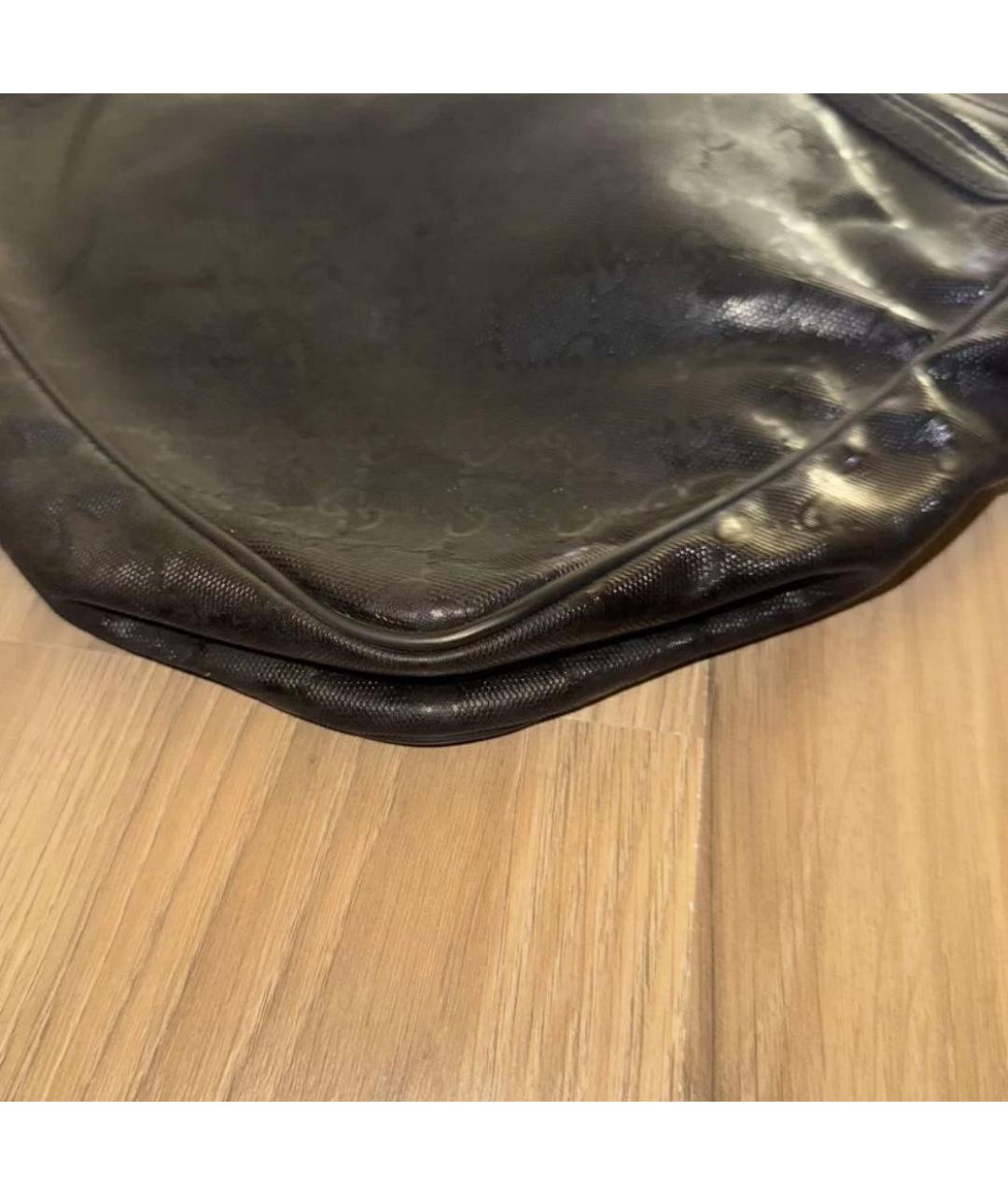 GUCCI Черная кожаная сумка на плечо, фото 7