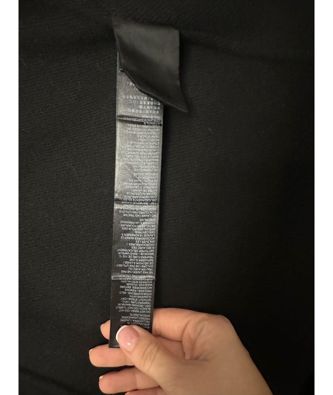 ERMANNO SCERVINO Черное кашемировое пальто, фото 6