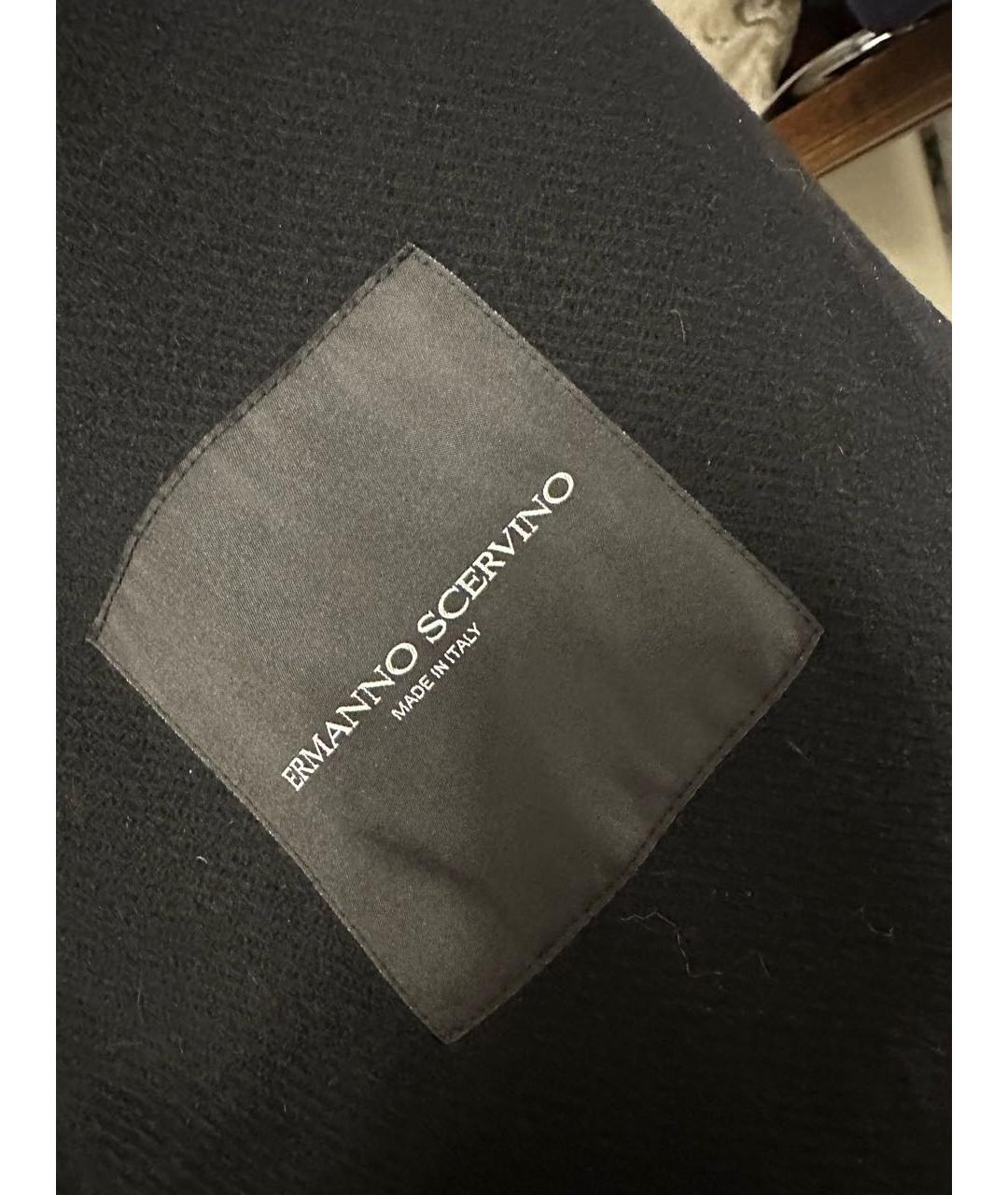 ERMANNO SCERVINO Черное кашемировое пальто, фото 7