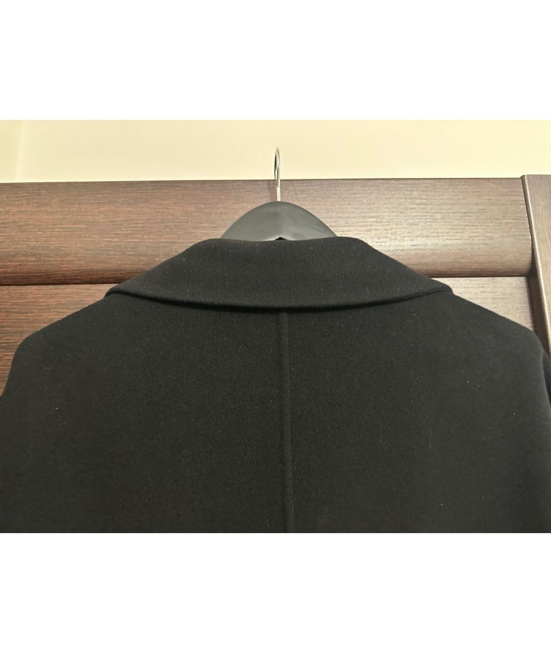 ERMANNO SCERVINO Черное кашемировое пальто, фото 3