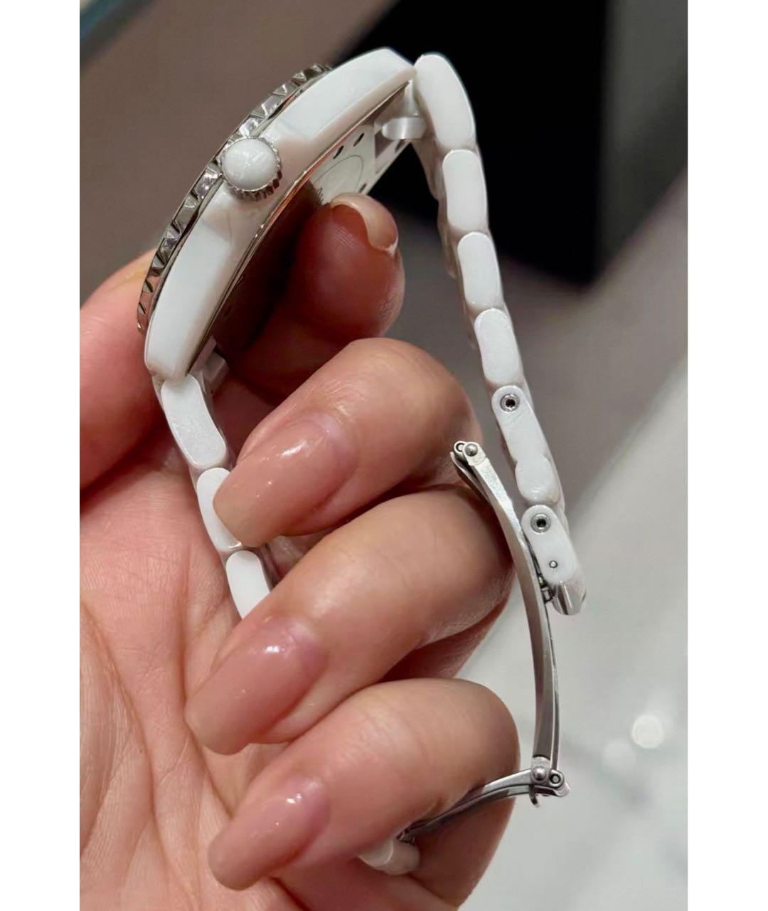 CHANEL Белые часы, фото 5