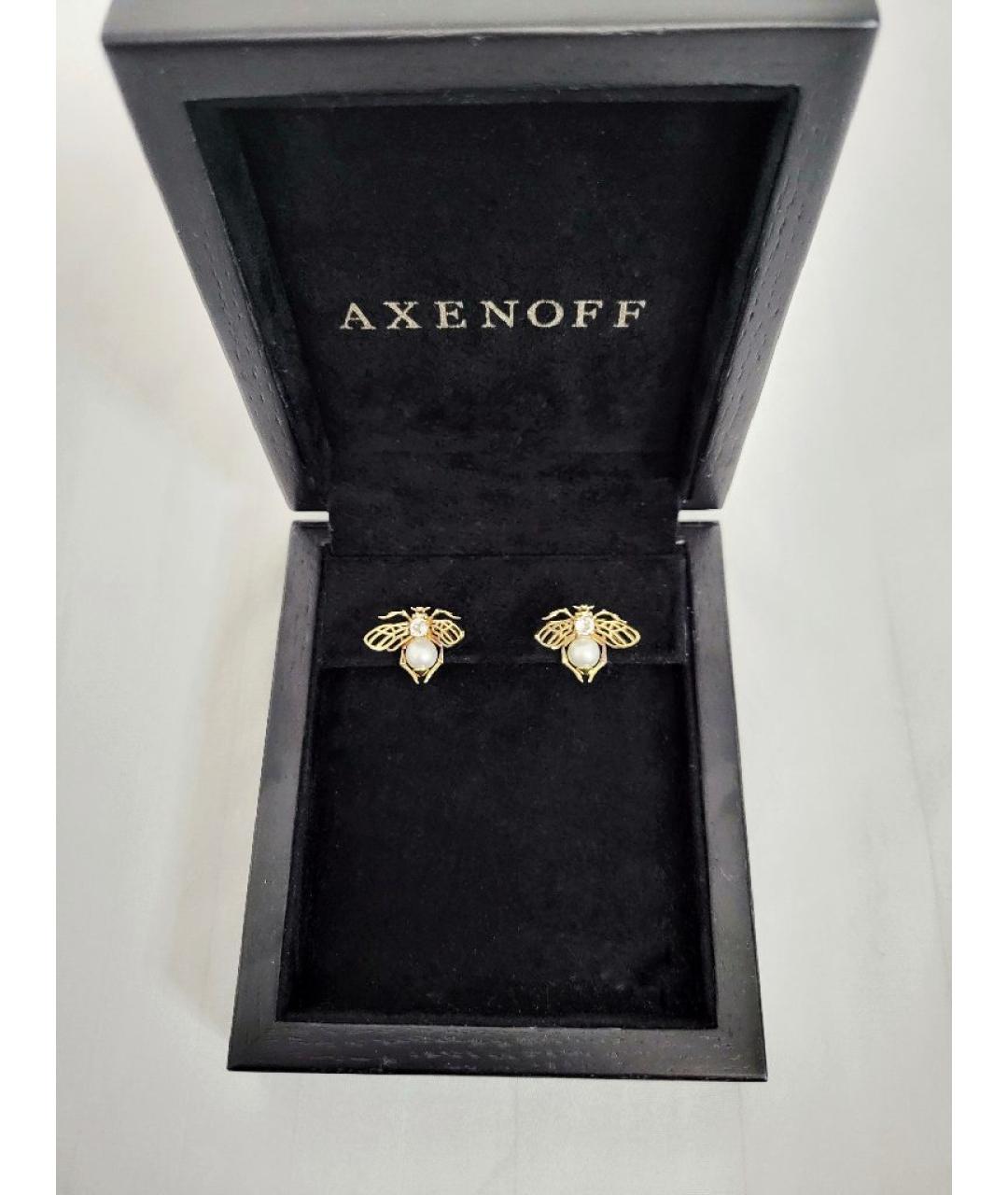 AXENOFF Золотые серебряные серьги, фото 7