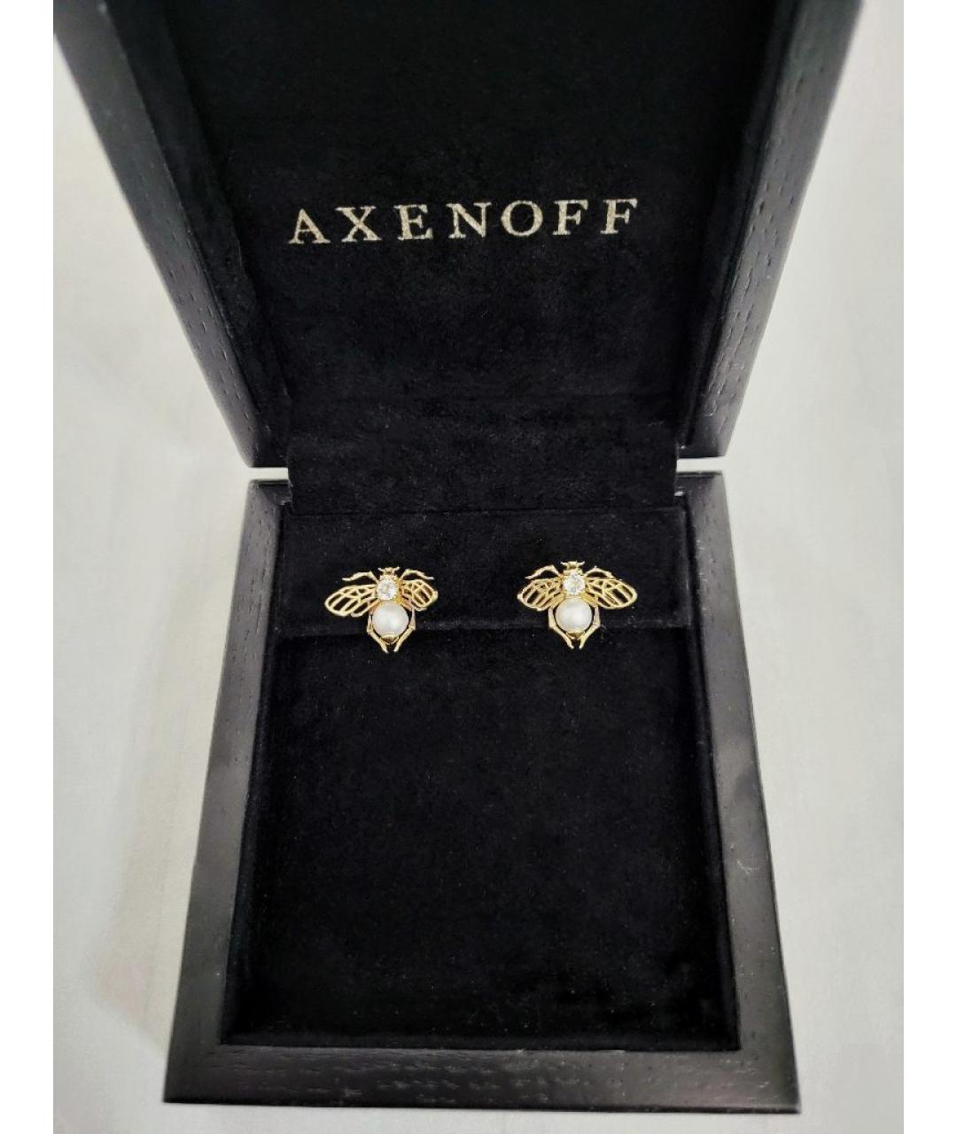 AXENOFF Золотые серебряные серьги, фото 9