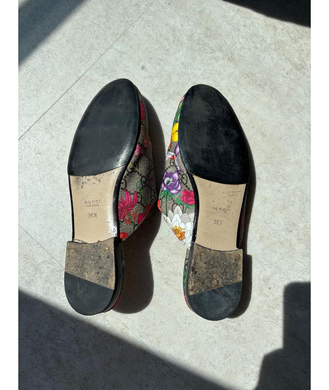 GUCCI Мульти кожаные мюли, фото 6