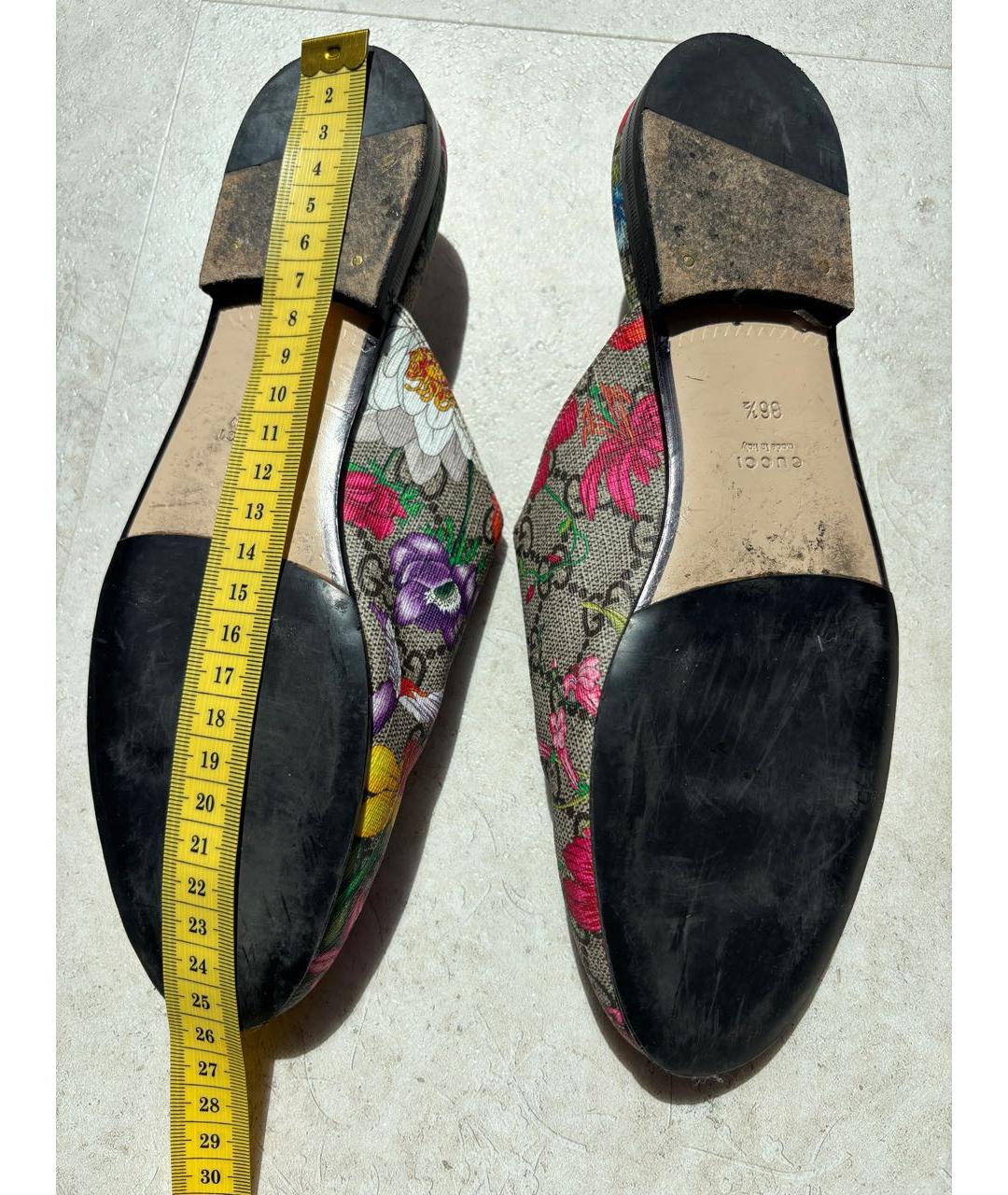 GUCCI Мульти кожаные мюли, фото 5