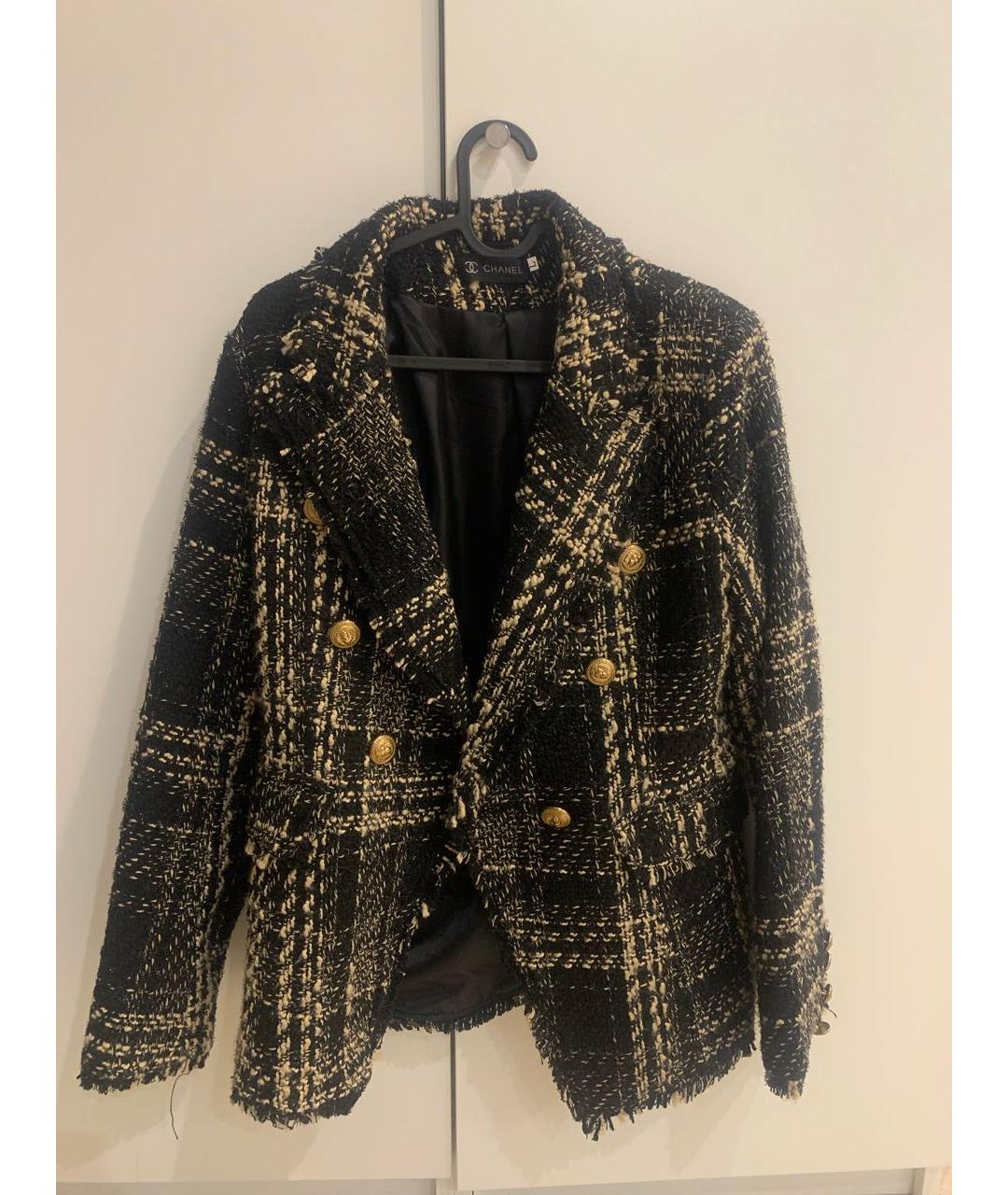 CHANEL Мульти твидовый жакет/пиджак, фото 5