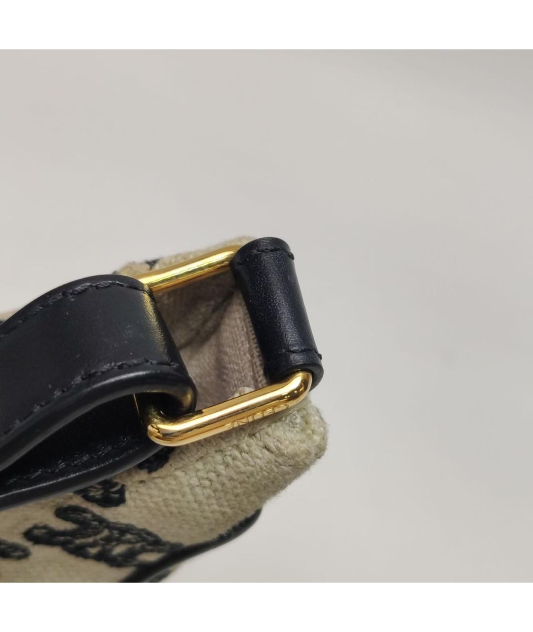 CELINE Черная кожаная сумка через плечо, фото 7