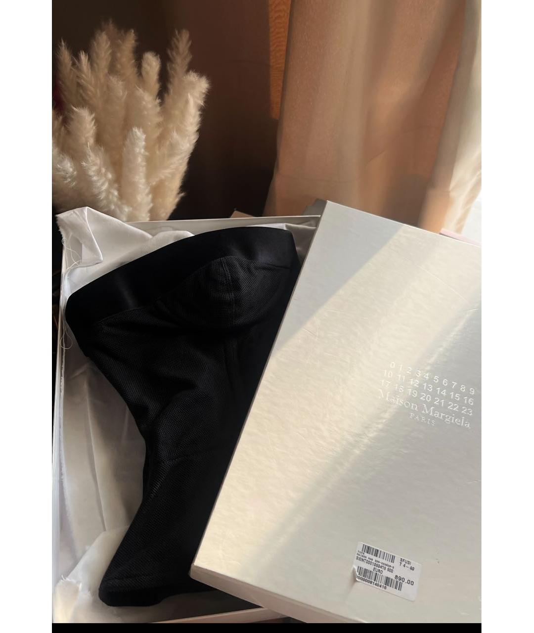 MAISON MARGIELA Черный атласный корсет, фото 3